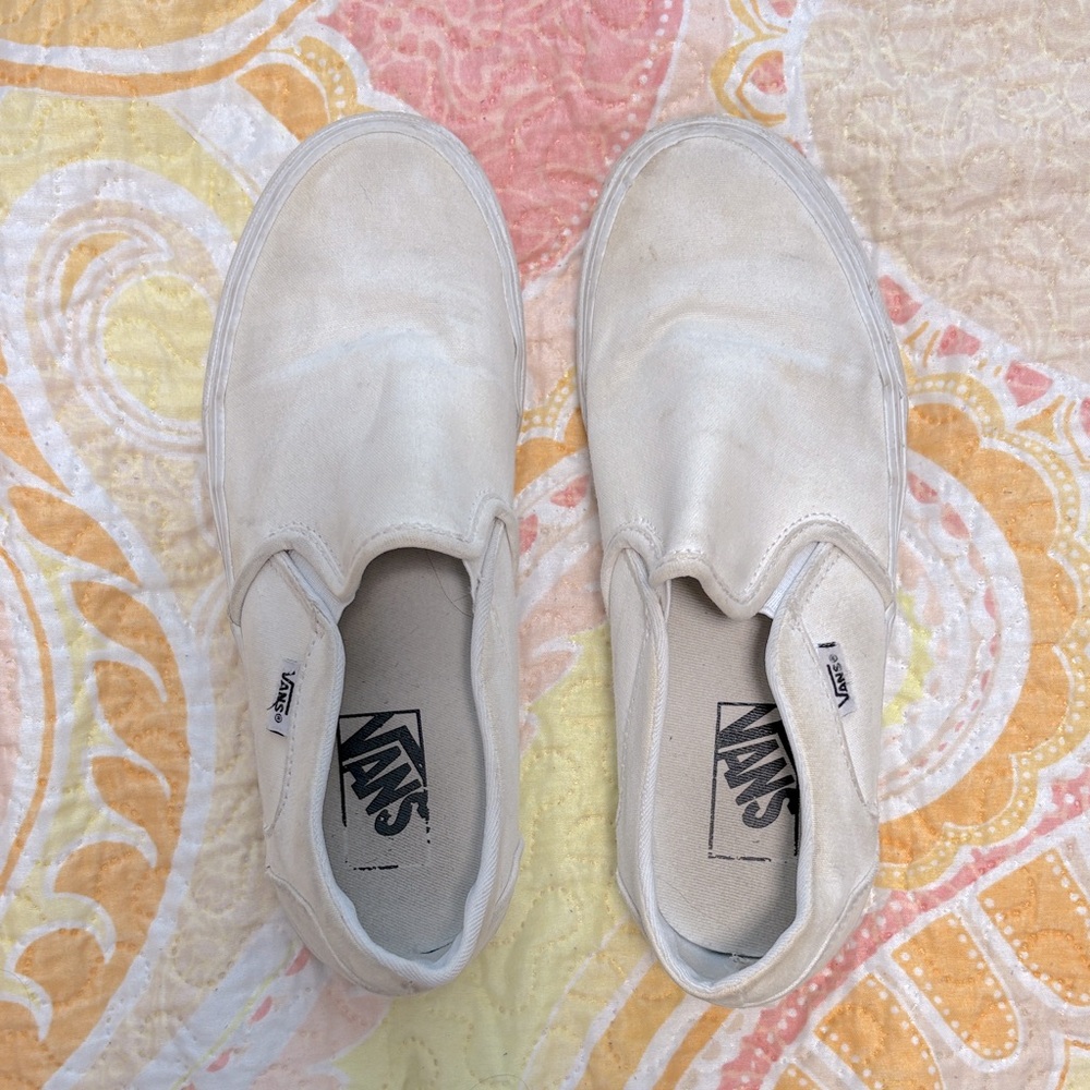 Vans Off-White Slip-On Shoes